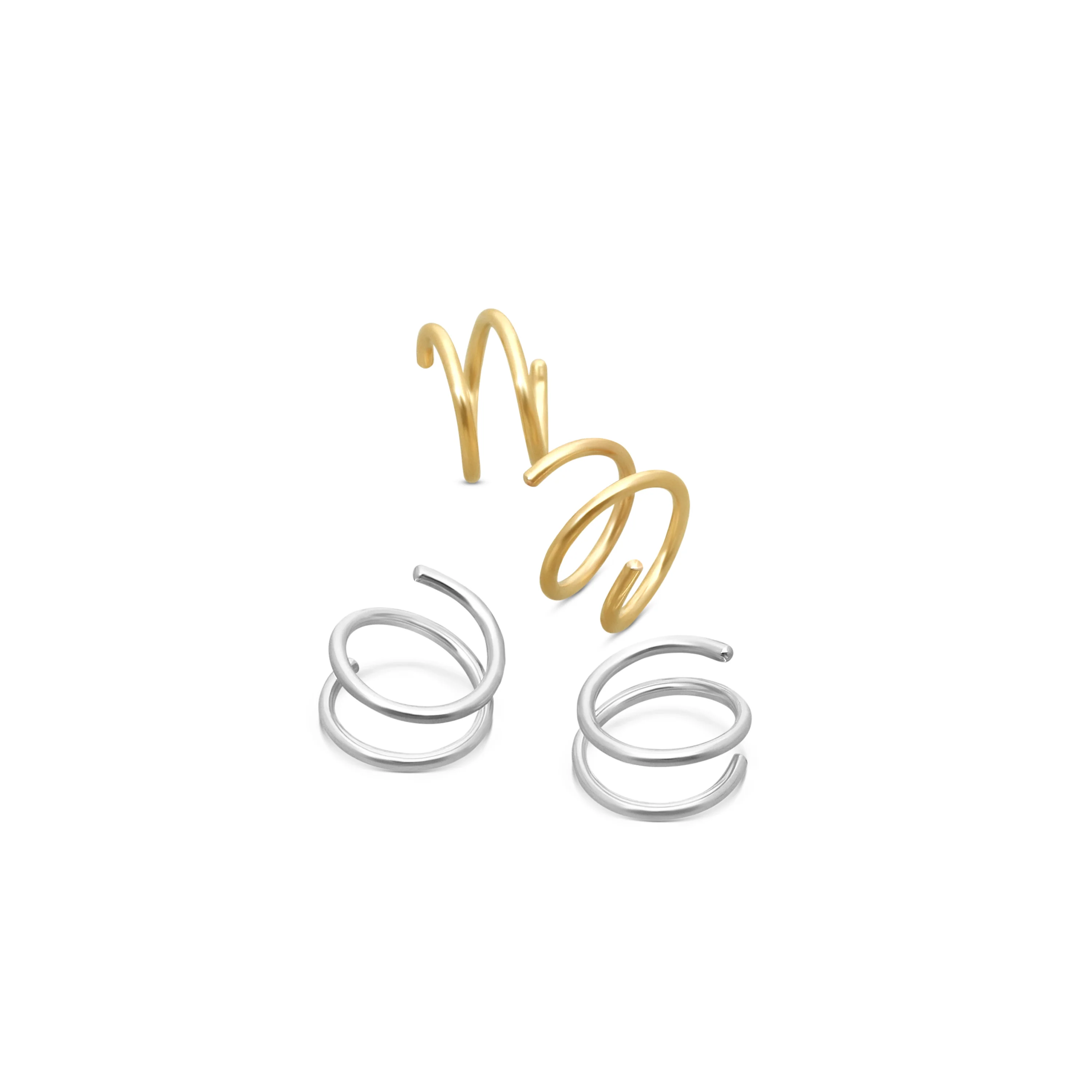 Cora Corkscrew Mini Hoops - Image 6